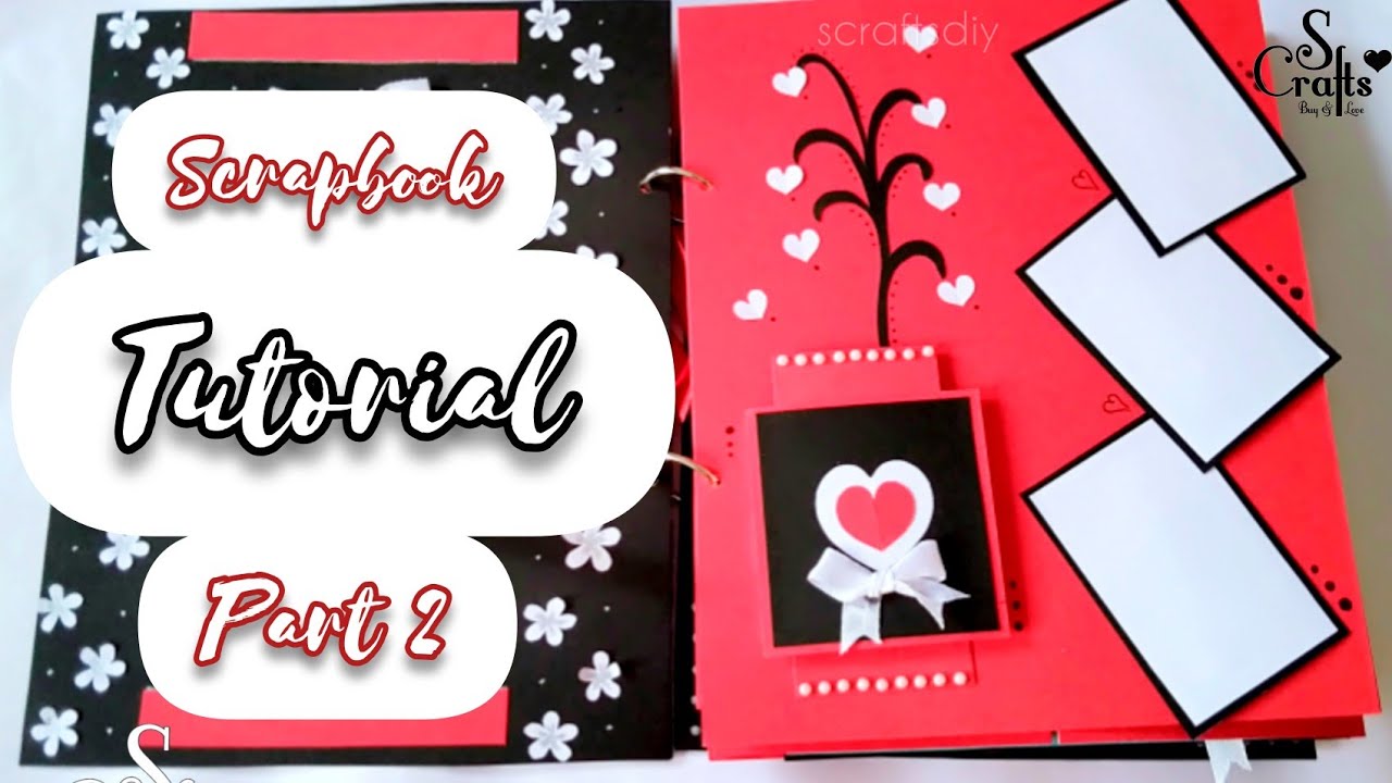 Scrapbook Tutorial ✂️ | Part 2 | Handmade | Scrapbook making | S Crafts