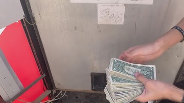 Top 10.  FOUND MONEY IN ABANDONED VENDING MACHINE
