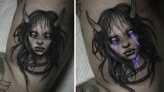 WHY UV INK IS SO HOT!!! 33 Unbelievable UV tattoos that Transform in the dark.