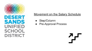 Certificated Employee Orientation: Movement on the Salary Schedule
