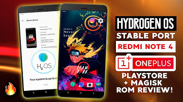 Hydrogen OS Stable Port for Redmi Note 4 | PlayStore + Magisk | Android 10