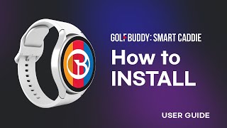 GOLFBUDDY:SMART CADDIE USER GUIDE (HOW TO INSTALL) #shorts #golf #manual