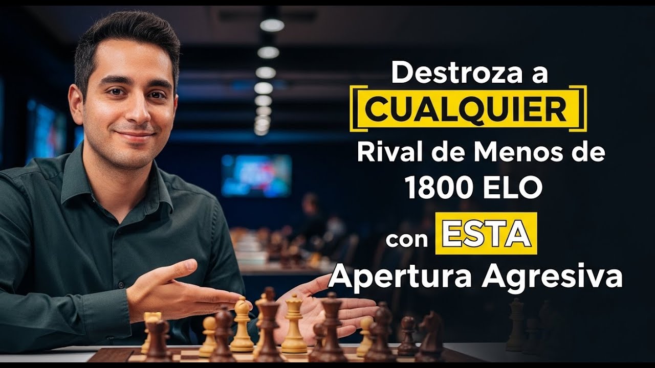 Destroza a CUALQUIER Rival de Menos de 1800 ELO con ESTA Apertura Agresiva
