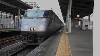 特急かもめ33号(787系BM-1編成)・佐賀駅を発車