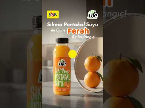 Fo Life Portakal Suyu ile bir yudumda portakalın tüm ferahlığı!