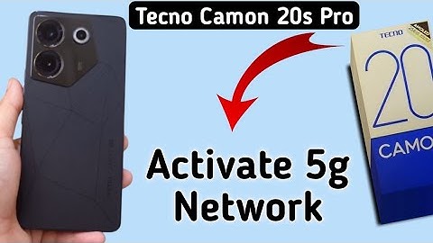 Tecno Camon 20s Pro 5G network kaise laye, how to activate 5g network in tecno, network problem solv