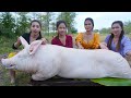 Wow cook pork recipe in my big family  amazing