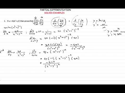 PARTIAL DIFFERENTIATION (SOLVED EXAMPLE 1) - YouTube