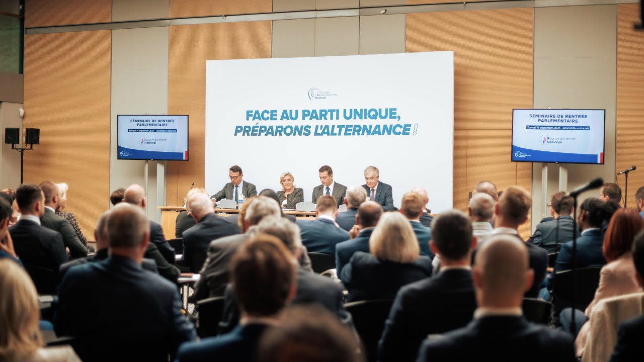 Retrouvez l'intervention de Jordan Bardella lors du séminaire de rentrée parlementaire