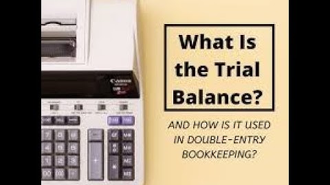 TRIAL BALANCE  LECTURE 1 2002 PAST PAPER