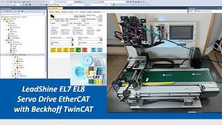 LDS03.Integration of LeadShine EL7 EL8 Servo Drive EtherCAT with Backhoff TwinCAT