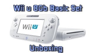 Wii U basic set 8GB Unboxing