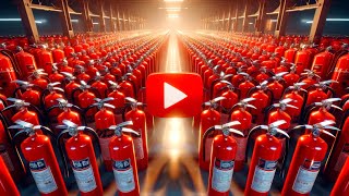 HOW FIRE EXTINGUISHERS ARE MADE 🧯 | How 98,000 FIRE EXTINGUISHERS are PRODUCED per day