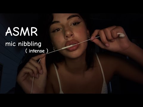 ASMR mic nibbling ( intense )