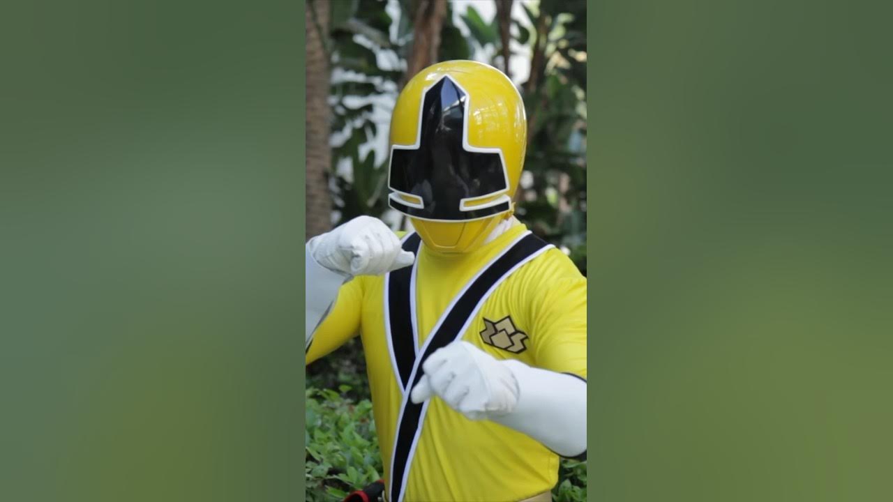 yellow power ranger samurai costume