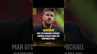 Michael Carrick will continue as Man Utd's head coach, signing a new contract which will run to 2028