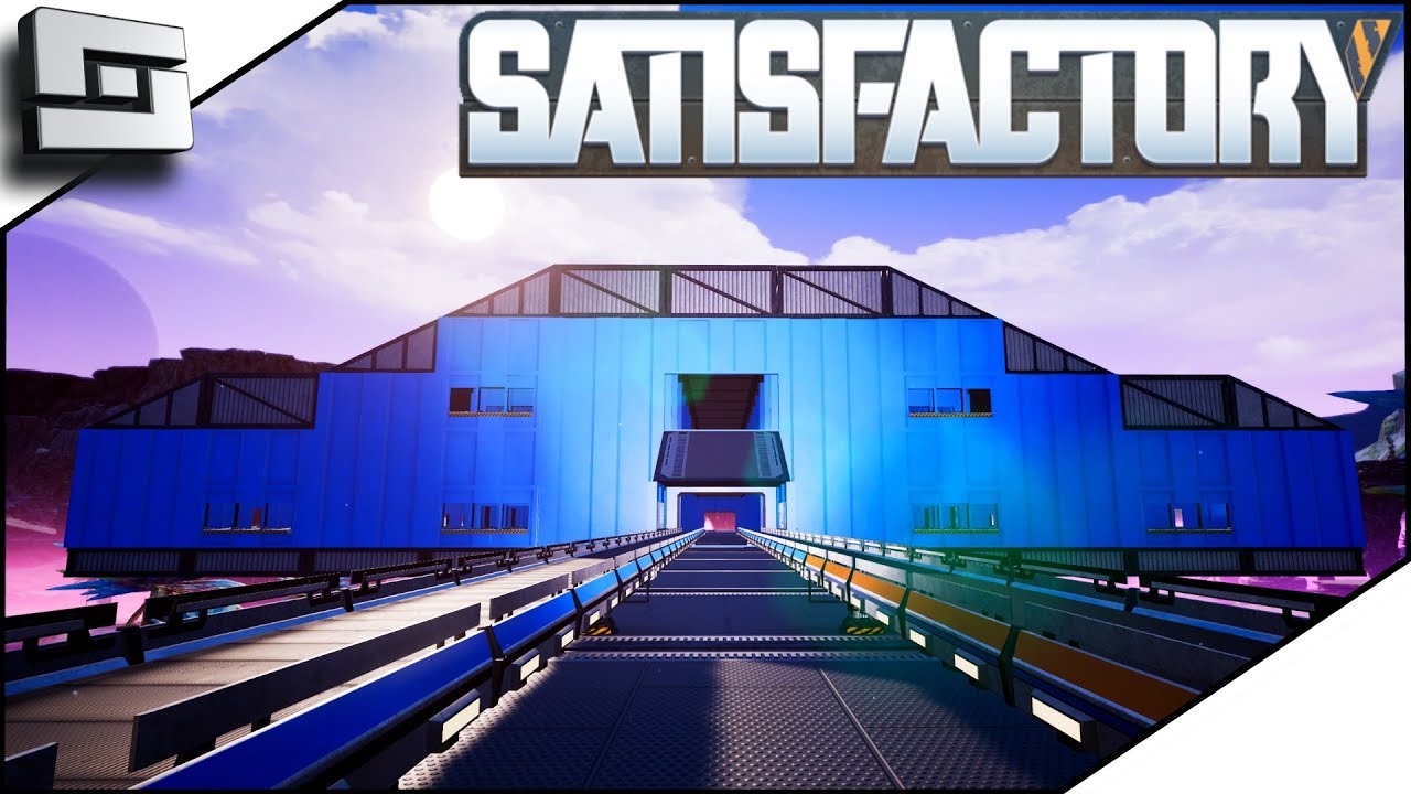 Building A Massive Storage Facility In Satisfactory Early Access