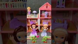 Satisfying Unboxing Cute Pink Barbie Princess Villa Playset, Furniture Toys Collection Review | ASMR