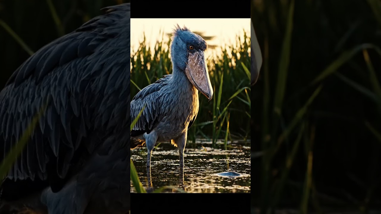 The Elusive Shoebill Stalks Its Prey