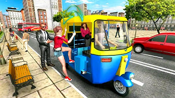 Modern Tuk Tuk Auto Rickshaw: Free Driving Games Android gameplay, walkthrough, iOS, #4
