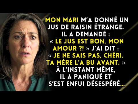 Mon mari voulait savoir si le jus était bon, mais sa mère l’a bu — en l’apprenant, il a paniqué…