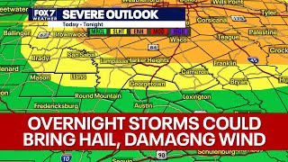 Overnight storms on 4/26 could bring hail, damaging winds | FOX 7 Austin