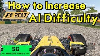 F1 2017 | How To Increase AI Difficulty | F1 2017 Settings Guide PS4 | SGMotorsports PS4 Gameplay screenshot 2