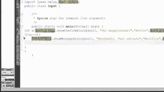 Tutorial java ita lezione 29 - JOptionPane - ConfirmMessage
