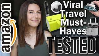 TESTING VIRAL AMAZON TRAVEL MUST-HAVES | what&#39;s actually worth buying