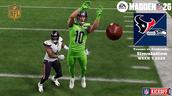 Madden 26 Houston Texans vs Seattle Seahawks WEEK 7 Simulation 2025 PS5 Game Play
