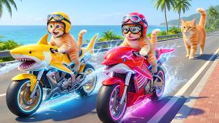 Download Lagu Mama Cat Trims Fur on the Farm and Makes Tiger Hat For Kittens At Home🐾🎩🐯 MP3