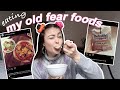 24hrs eating MY OLD fear foods / happy NEDAW