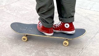 Wearing Converse At The Skatepark