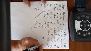 Geo:  5.6 Hinge theorem