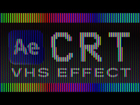 Create a VHS Effect in After Effects | CRT Screen Tutorial