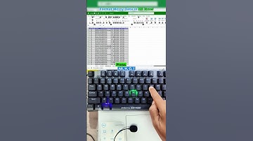 Fix Messy Data in Seconds Using This Excel Shortcut #ExcelTips #keyboard #shorts