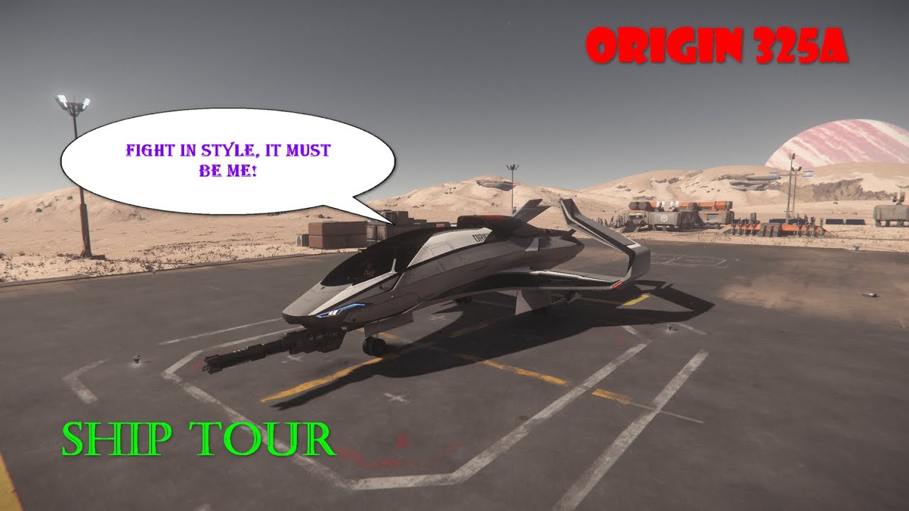 Star Citizen Origin 325A Ship Tour (patch 3.14)
