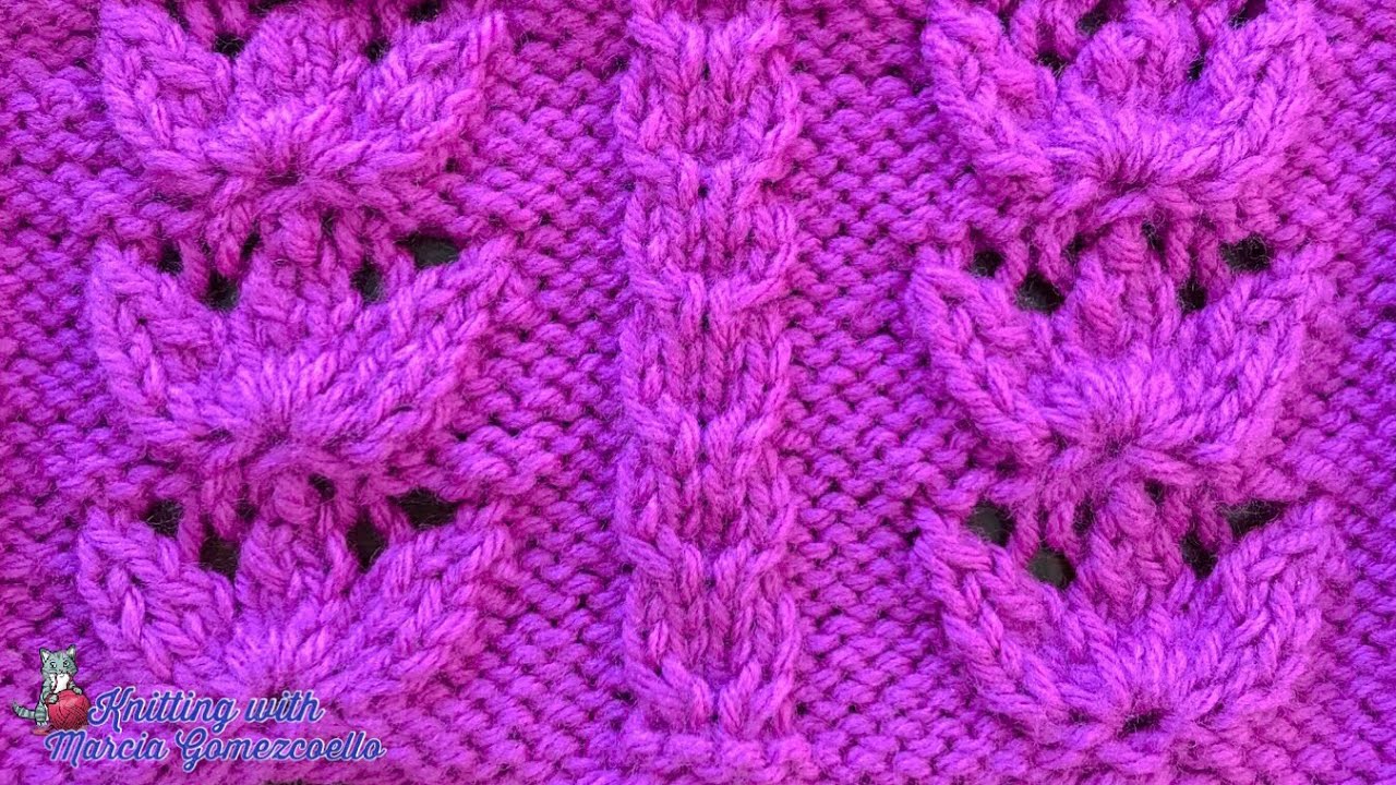 TEJIDOS A DOS AGUJAS: 27- Flor Tripetalos/ KNITTING WITH TWO NEEDLES: Tripetals