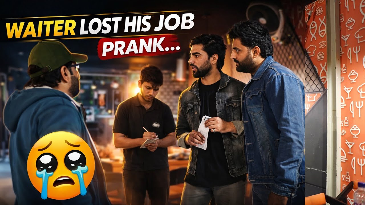 Restaurant Waiter Lost His Job Prank | Humanitarians