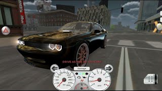 Real Driving 3D | Free Ride (EXTREME HIGH SPEED) - 2011 Dodge Challenger (Manual) screenshot 2