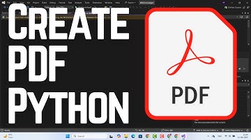 How to Create a PDF With Python