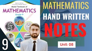 Class 9 Mathematics Chapter 8 Notes PDF | Federal Board