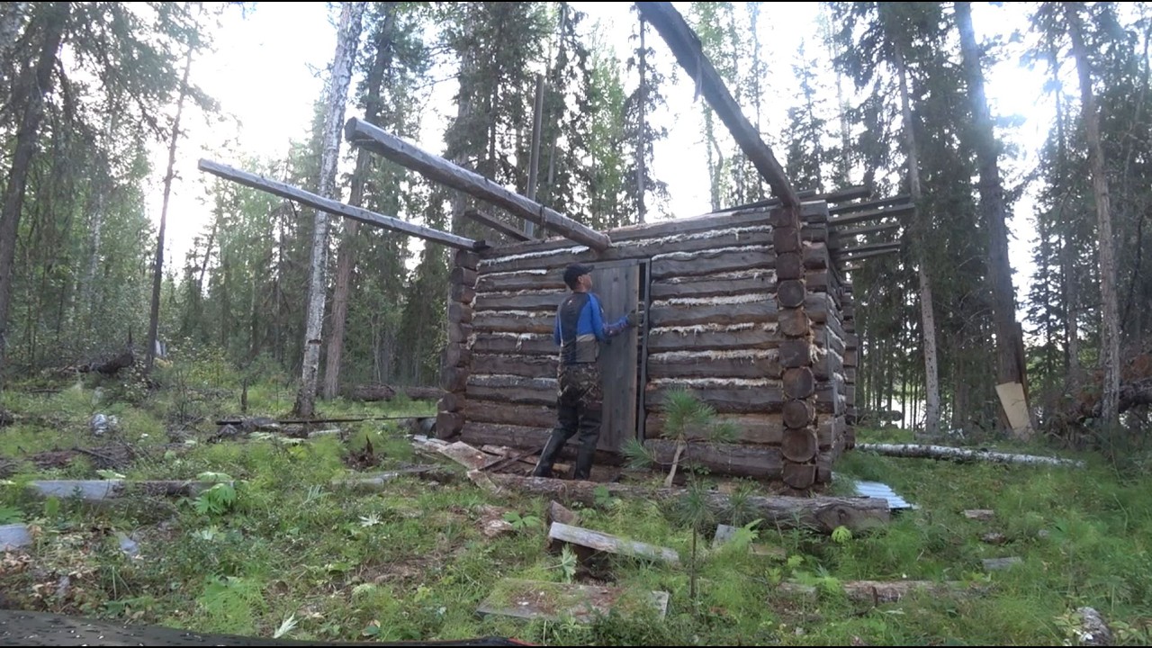 КАК Я ПРОВЕЛ ЭТИМ ЛЕТОМ В ДИКОЙ ТАЙГЕ.  ЗАБРОШЕНАЯ СТАРАЯ ИЗБА