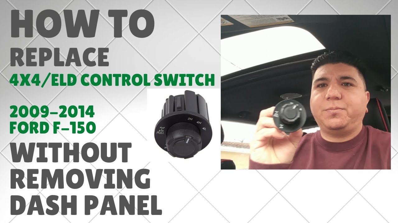 Replacing Ford F-150 09-14 Electronic locking differential/4x4 switch