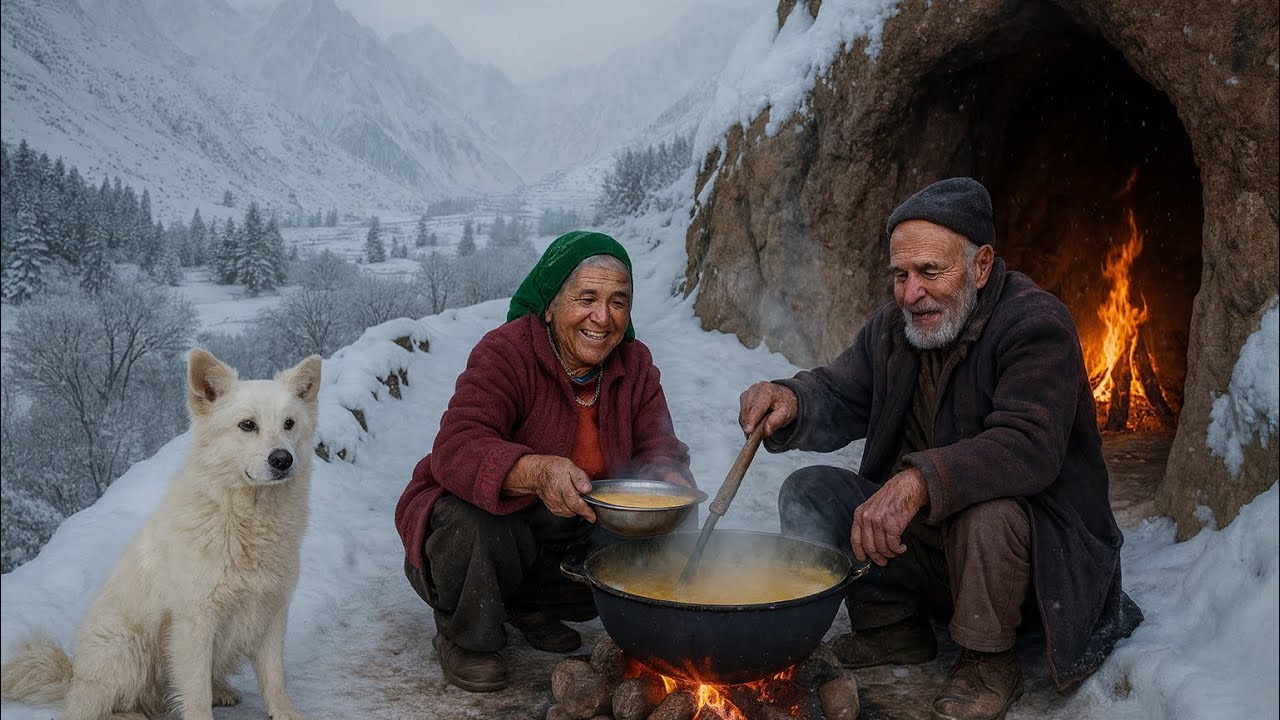 Surviving in the Freezing Deadliest Cave -63°C | Family Meal in the Cold Winter ❄️ 