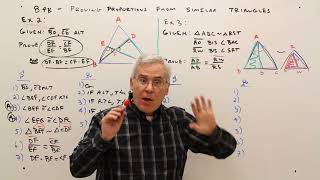 8.4B--More Proving proportions From Similar Triangles