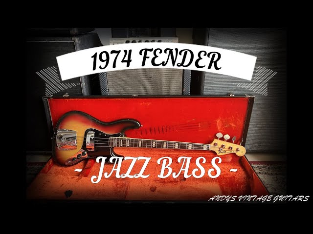 1974 FENDER JAZZ BASS - Andy's Vintage Guitars - YouTube