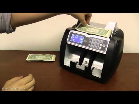 Royal Sovereign RBC-5000 High Speed Bill Counter - YouTube