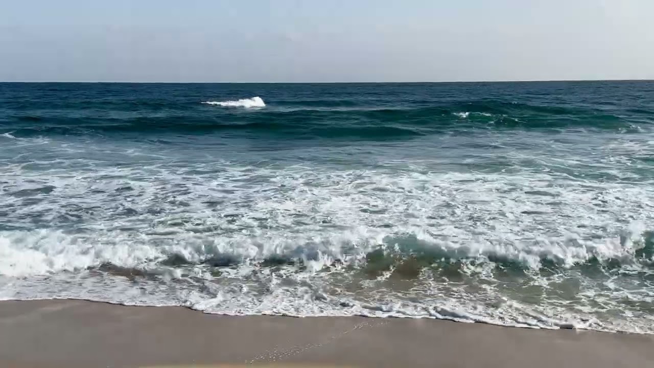 [자연음 · 파도소리] 백색소음 1시간 | 불면증 수면용 겨울 바다 ASMR | White Noise Ocean Waves