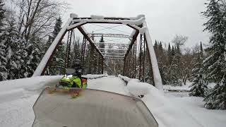 Snowmobiling in Old Forge, NY